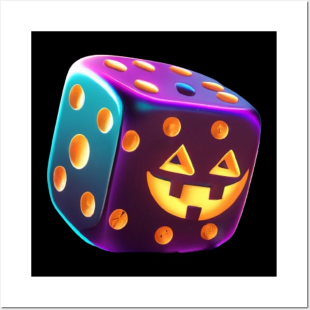 Halloween Dice Wall Art by Creative2020